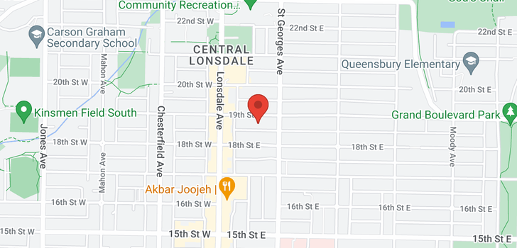 map of 304 143 E 19TH STREET